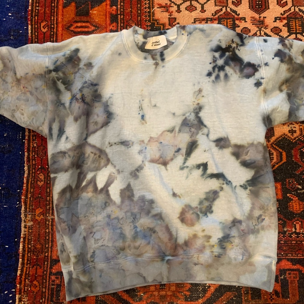 Mother of Stone tie dye sweatshirt fits xs-s